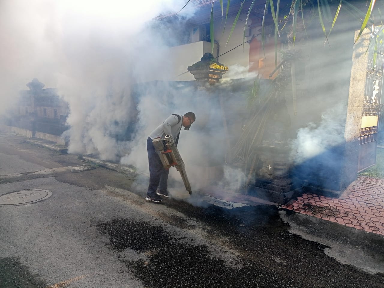 FOGGING FOKUS DI DUSUN BUMI SHANTI