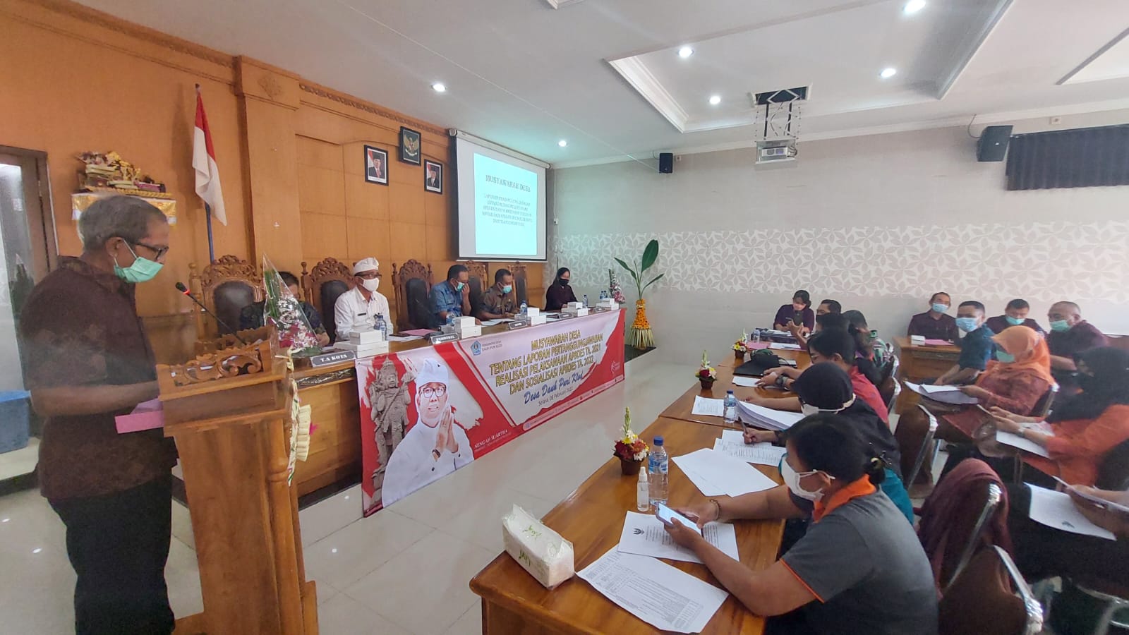 MUSDES LPJ REALISASI PELAKSANAAN APBDES TA. 2021