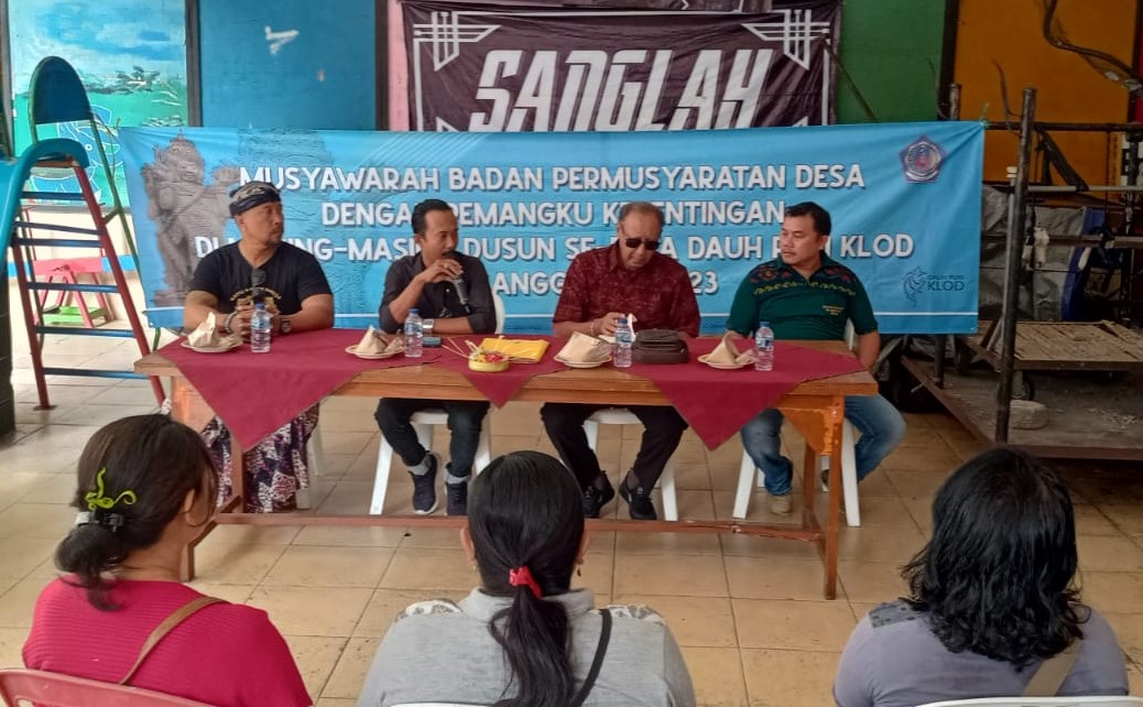 PENGGALIAN ASPIRASI MASYARAKAT DI DUSUN SANGLAH