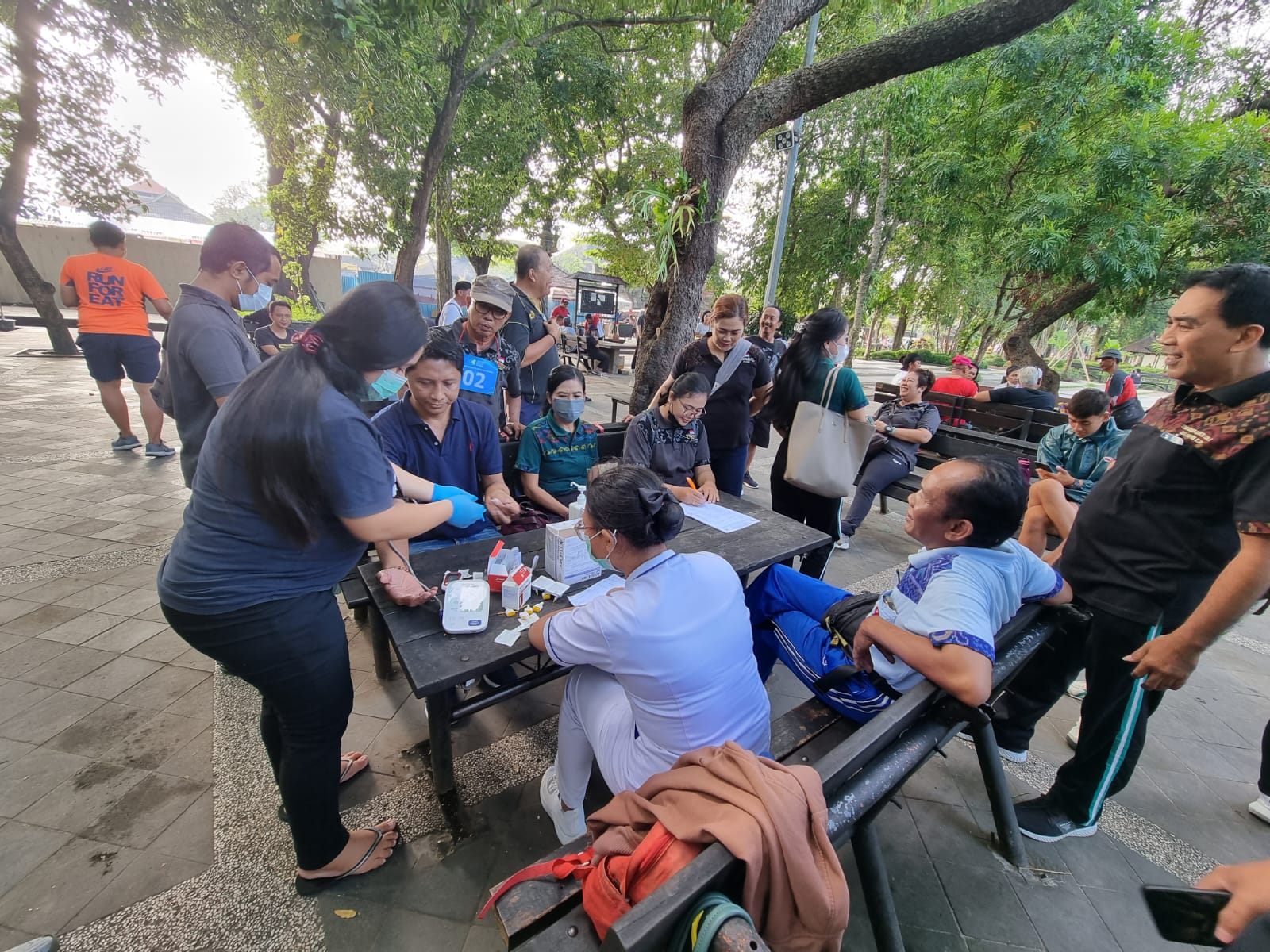 GIAT KEBUGARAN JASMANI BERSAMA PUSKESMAS II DENBAR